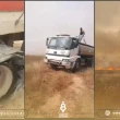 قوات قسد تتعمد إحراق محاصيل المزارعين في ريف تل أبيض