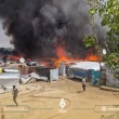 حريق يلتهم 50 خيمة للاجئين سوريين في لبنان