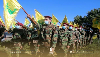 نصرالله يعلن مـ.قتل عناصر حزب الله بقصف على سوريا