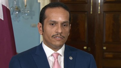 وزير خارجية قطر يصل لندن ضمن جولة أوروبية