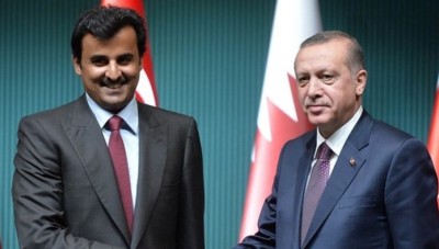 شاهد صور أردوغان والأمير تميم تملأ شوارع قطر