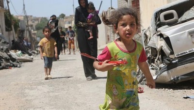الأمم المتحدة: 55 % من نازحي الموصل أطفال