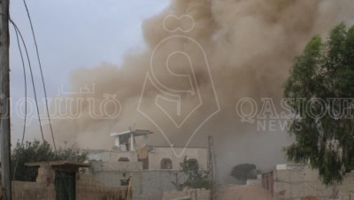 النظام يقصف درعا بالنابالم بالتزامن مع غارات روسية
