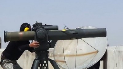 بالفيديو: المعارضة تدمر رشاش للنظام شمال حلب