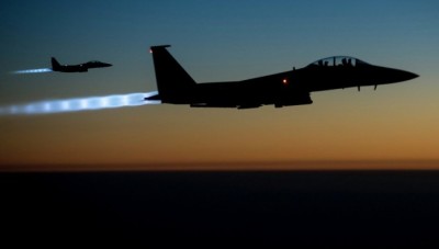 76 غارة لطيران التحالف الدولي على مدينة الرقة