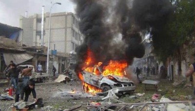 انفجار سيارة مفخخة في مدينة الباب بريف حلب الشمالي الشرقي