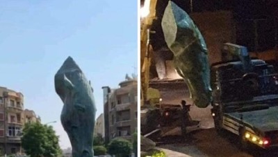 ما قصة تمثال "رأس الحصان" في دوار المالكي وسط دمشق