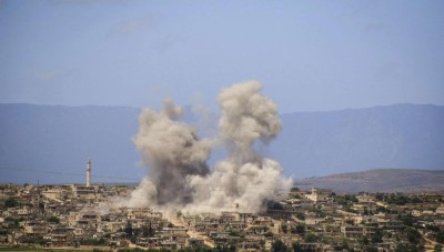 مقتل طفلة في قصف للنظام على بلدة شنان بجبل الزاوية (صورة)