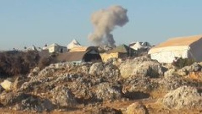 مقتل 3 مدنيين وإصابة 13 جراء غارات روسية على جسر الشغور (فيديو)