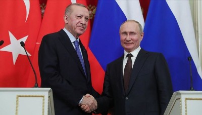 أردوغان يبحث مع بوتين الوضع في سوريا وليبيا وقضية "قره باغ"
