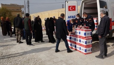 تركيا تنفذ 426 فعالية مساعدات بمنطقة نبع السلام بسوريا خلال العام الماضي