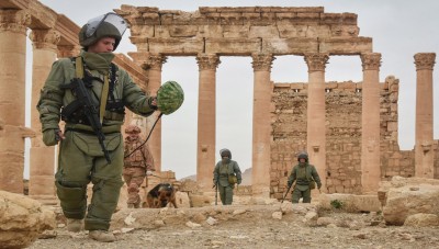 بالقرب من مقرات الحرس الثوري...روسيا تبدأ بإنشاء مقر جديد في تدمر