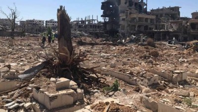 للبحث عن رفاة جندي إسرائيلي...روسيا تبدأ بنبش مقبرة في مخيم اليرموك