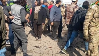 بالفيديو:اللحظات الأولى لإنفجار سيارة مفخخة في مدينة الراعي خلف قتلى وجرحى