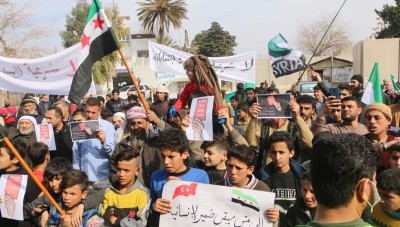مظاهرات في شمالي سوريا تدعو لإسقاط النظام واستكمال مطالب الثورة