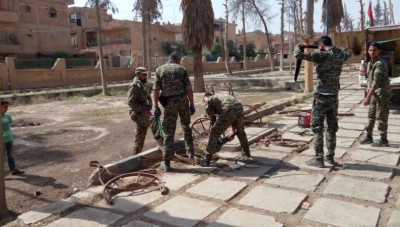 الحرس الثوري يمنع الدفاع الوطني من إقامة نقطة عسكرية بريف البوكمال