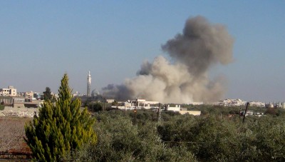 روسيا والنظام يكثفان قصفهما الجوي والبري على ريفي ادلب واللاذقية