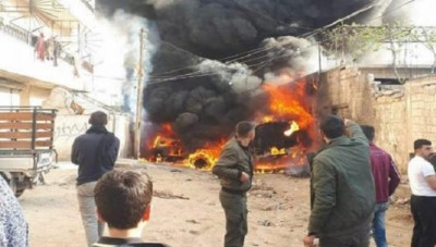 مقتل عدد من عناصر ميليشيا القاطرجي بانفجار قنبلة