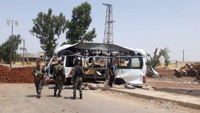 مقتل 7 عناصر من قوات النظام بانفجار عبوة ناسفة في ريف درعا الغربي