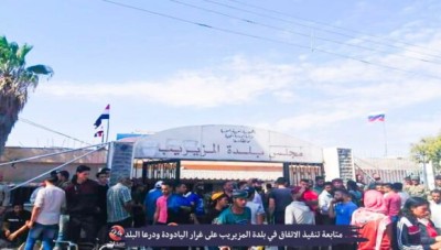  حملة تفتيش لقوات النظام في بلدة المزيريب بريف درعا