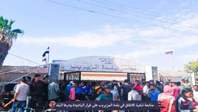 حملة تفتيش لقوات النظام في بلدة المزيريب بريف درعا