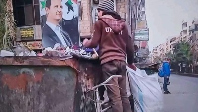 وزير في حكومة النظام يتملق رئيسه...لولا عبقرية بشار لما وجد الشعب السوري شيئاً يأكله