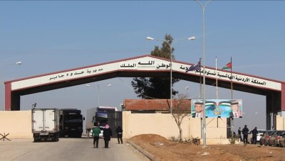 الأردن يفتح معبر جابر الحدودي مع النظام السوري