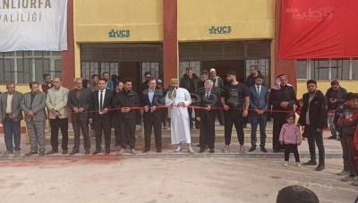 بحضور والي أورفا...افتتاح مدرسة ابتدائية بريف الرقة