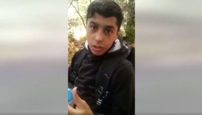 خلال رحلة اللجوء الى أوربا ....فيديو حزين لطفل سوري يوثق آخر لحظات حياته