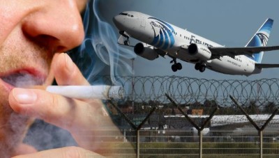 سيجارة وراء تحطم طائرة مصرية و مقتل 66 شخصا كانوا على متنها ...ما القصة ؟