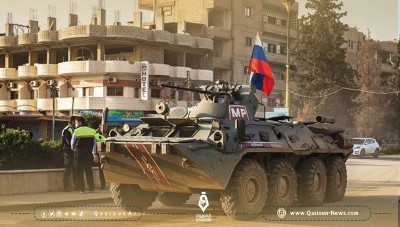 الميليشيات الروسية تبدء حملة لانشاء نقاط عسكرية ومركز عمليات ببادية معدان عتيق