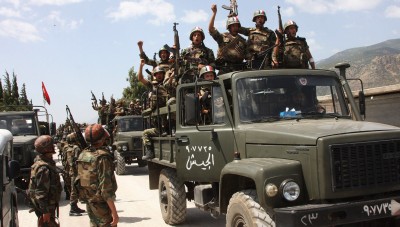 النظام السوري يدفع  بتعزيزات عسكرية كبيرة  إلى ريف حلب الشمالي 
