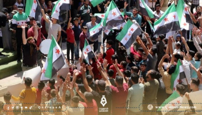 رفضاً للتطبيع مع نظام الأسد .. مظاهرات في صوران