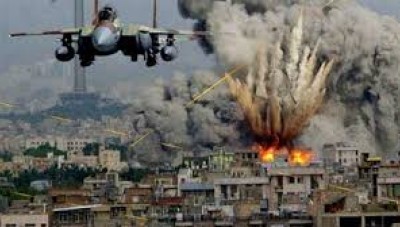 الطيران الحربي الروسي يواصل قصفه لريفي ادلب وحلب ويوقع خسائر في صفوف المدنيين وممتلكاتهم