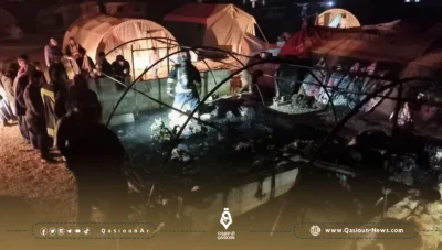 استجابة سوريا: اندلاع 60 حريقًا في المخيمات والمنازل السكنية منذ بداية العام