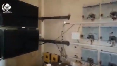 بالفيديو.. الوطني يسيطر على غرفة المراقبة المركزية التابعة لقسد في رأس العين