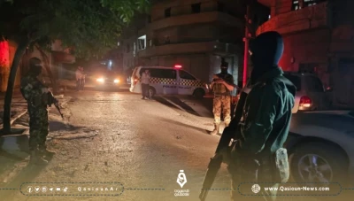 اللواء الثامن يحرك رتلاً عسكرياً من بصرى باتجاه مدينة جاسم