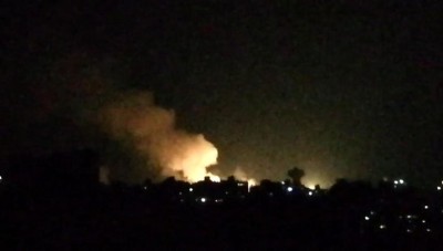 قصف إسرائيلي يستهدف مواقع قوات النظام والميليشيات الإيرانية في محيط العاصمة دمشق
