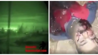 فيديو لعملية الإنزال الأمريكي في موقع مخبأ البغدادي