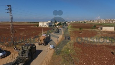 القاعدة التركية تطمئن وفد من وجهاء شمال حماة