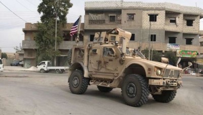 بالصور: دوريات عسكرية أمريكية على الحدود السورية التركية