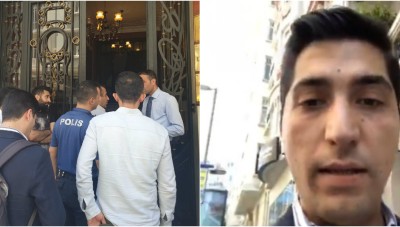اعتدوا عليه ومارسوا التشبيح ضده.. هذا ما حصل لـ&#34;أبو زيد&#34; داخل القنصلية في اسطنبول (فيديو)