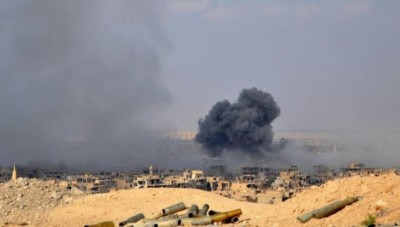 مواقع الميليشيات الإيرانية في ديرالزور شرق سوريا تتعرض لقصف طيران مجهول 