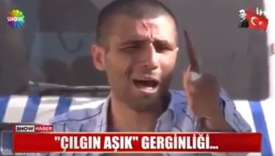 شاهد: شاب ينشر الرعب بسبب حبيبته في مدينة أضنة التركية