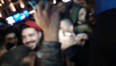 احتفالات بوصول نجم "بوبجي" إلى اسطنبول (فيديو)