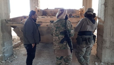 بالفيديو: لحظة انطلاق "انغماسيي" تحرير الشام إلى محور جمية الزهراء غرب حلب