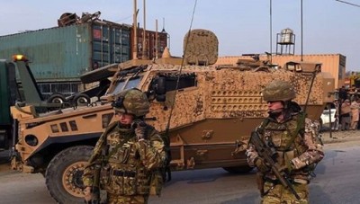 التحالفُ الدولي يجري مناوراتٍ ليليةٍ بالذخيرةِ الحيّةِ شرقَ الفراتِ