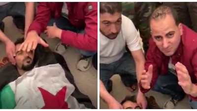 بالفيديو.. تشييع مقاتل من الجيش الوطني قضى في عملية "نبع السلام"