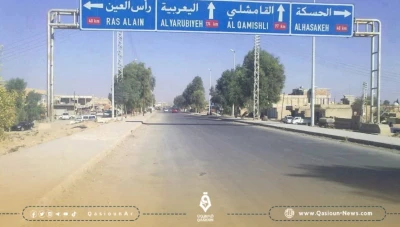 جراء حادث سير ..  وفـ.ـاة طفلة وجدها على طريق الحسكة الرقة