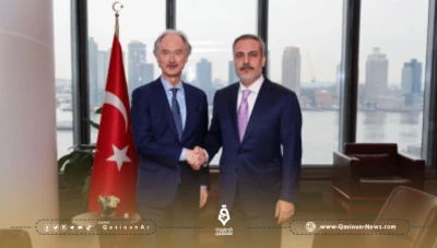 فيدان يلتقي المبعوث الأممي إلى سوريا بيدرسون في نيويورك